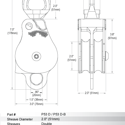 Omni-Block SWIVEL PULLEY