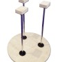 Handstand Triple Canes (1 x Rotational) - Pro - 50 cm tall